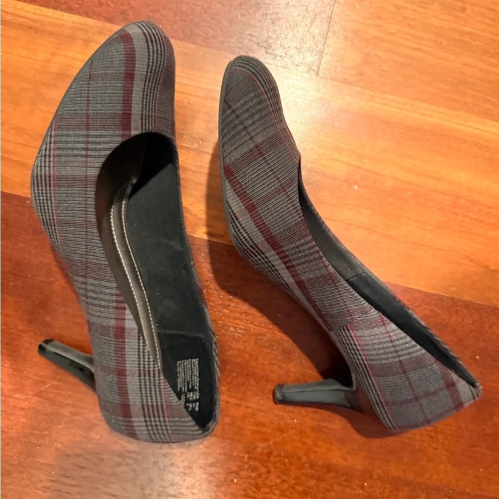Chic Plaid Women's Heels